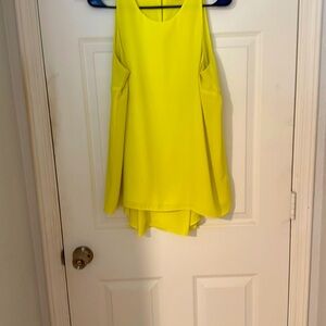 Vince Camuto Sleeveless Yellow  Empire Waist Blouse